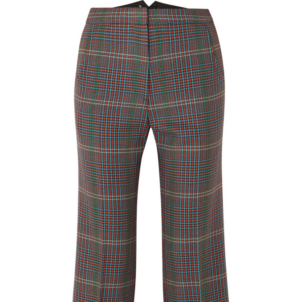 GOLDEN GOOSE Rendena Plaid Multi Color Check Pants